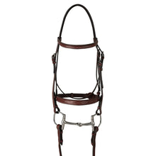 Load image into Gallery viewer, Huntley Equestrian Fancy Stitched Schooling Hunter Bridle with Reins
