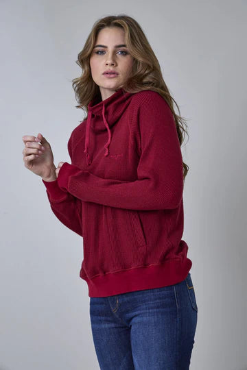 KIMES Laguna Hoodie-Burgundy