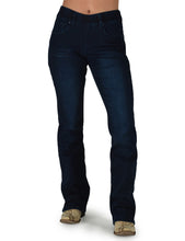 Load image into Gallery viewer, Cowgirl Tuff Pull On Fleece Denim

