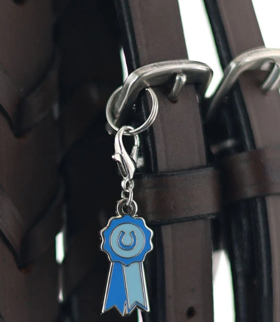 Dapplebay Bridle Charm Blue Ribbon