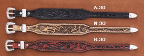 Leather Tooled Bracelet