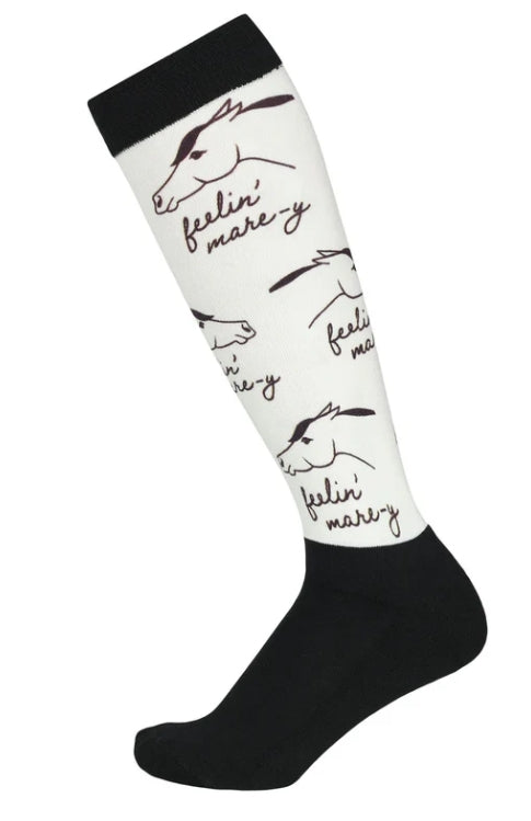 Dapplebay Slick Boot Socks-Feelin' Mare-y