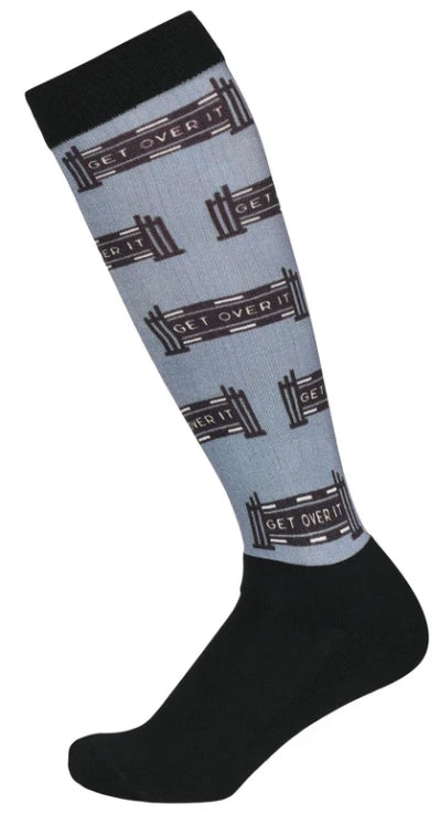 Dapplebay Slick Boot Socks-Get Over It