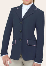 Load image into Gallery viewer, NEW RJ Classics Kids Shore Show Coat - Twilight/pink piping

