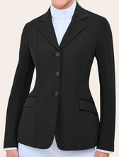 Load image into Gallery viewer, NEW RJ Classics Monterey Show Coat Eleganza Edition - Black with Maroon
