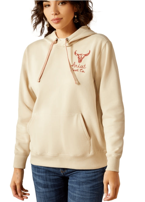 Ariat Women's Stitch Hoodie Oyster Gray