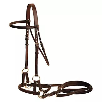 Tory Leather Sidepull Bridle