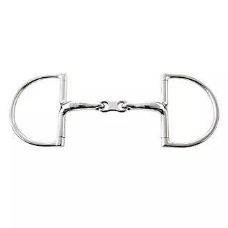 Jp Korsteel Stainless Steel French Link Hunter Dee Ring Snaffle Bit