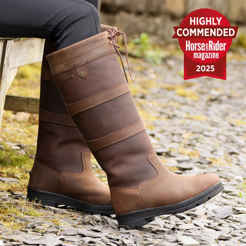 Brogini Pembroke Waterproof Leather Country Boot Brown/Tan