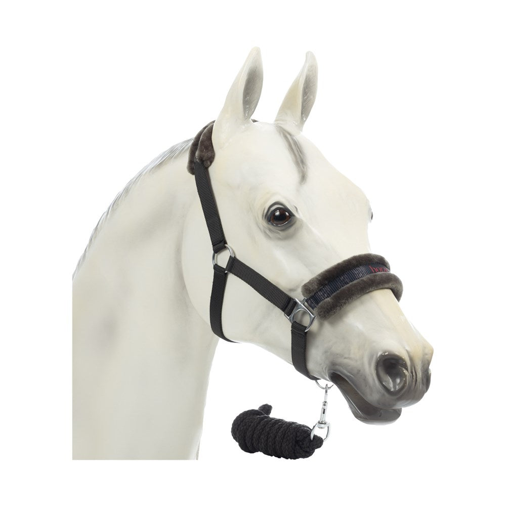 Horze Pegasus Halter and Lead Set - Caviar