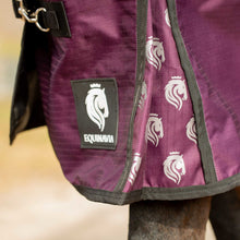 Load image into Gallery viewer, Equinavia Norse Mid Weight Turnout Blanket 200g - Plum Wine/Orchid Haze

