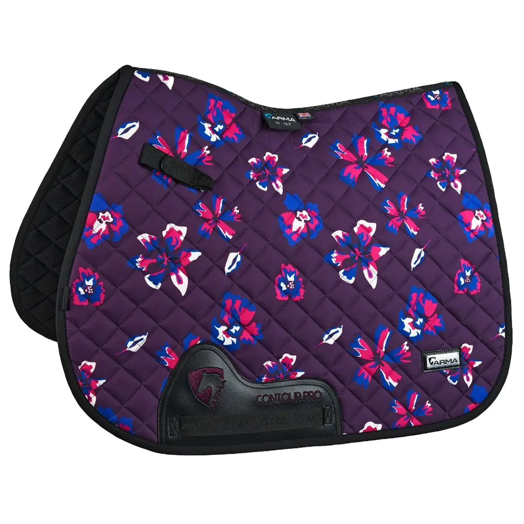 ARMA Hyde Park Contour Pro Saddle Pad -Flower