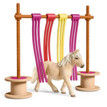Load image into Gallery viewer, Pony Curtain Obstacle Farm Figurine Toys Play Set
