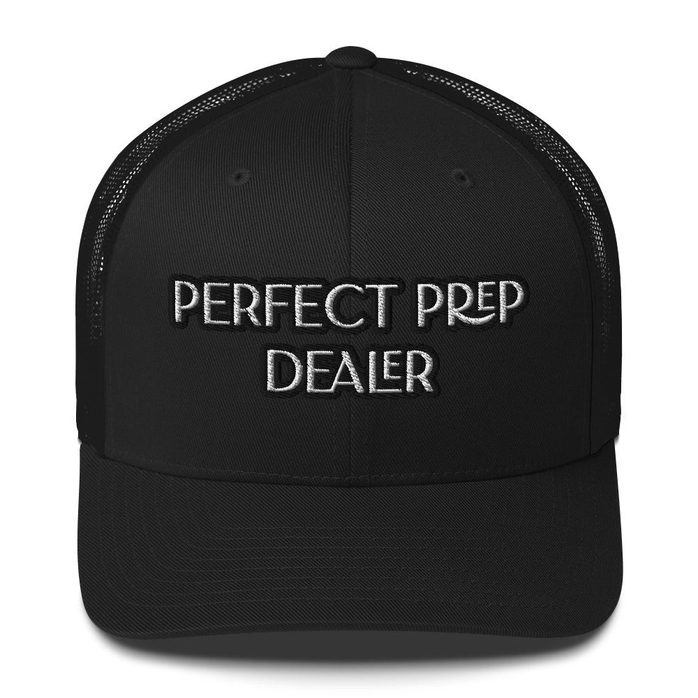 Perfect Prep Dealer Trucker Hat-Balck