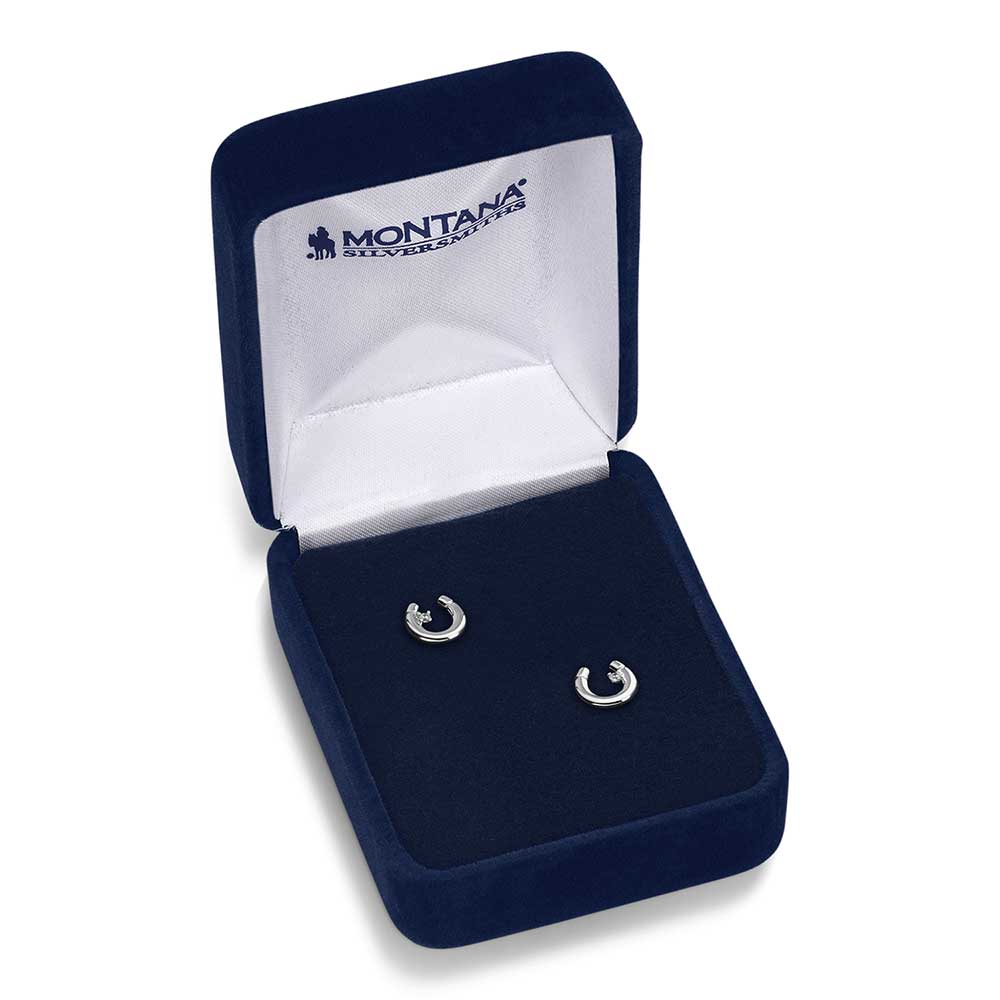 Montana Silversmith Little Light Horseshoe Earrings