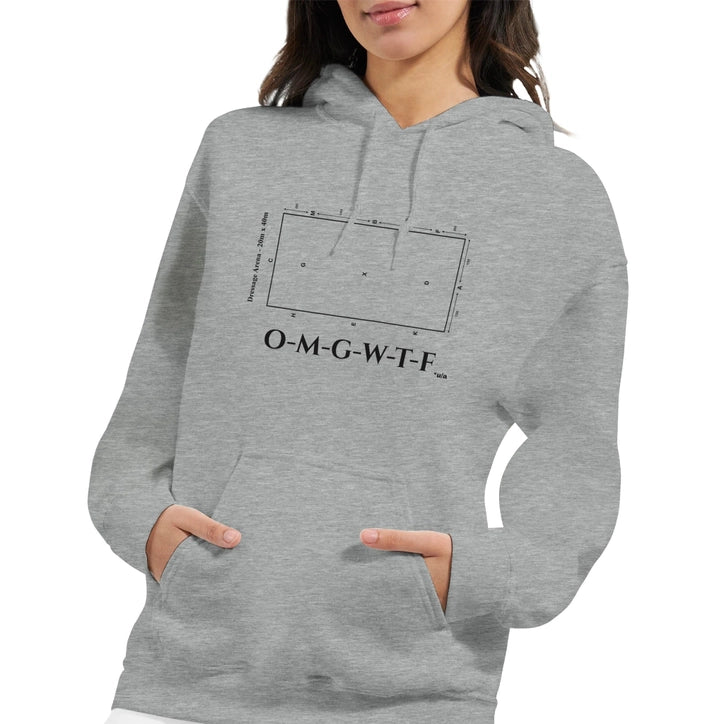 Classic Unisex Pullover Hoodie Grey - Dressage - Omgwtf