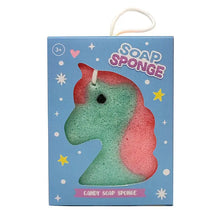 Load image into Gallery viewer, Unicorn Magic Unicorn Shaped Soap Sponge
