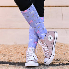 Load image into Gallery viewer, Dreamers &amp; Schemers Boot Socks YOUTH
