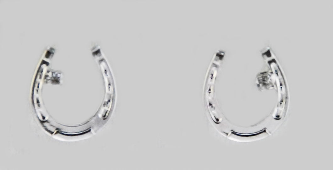 Finishing Touch Horse Shoe with Swarovski Crystal Stones Earring