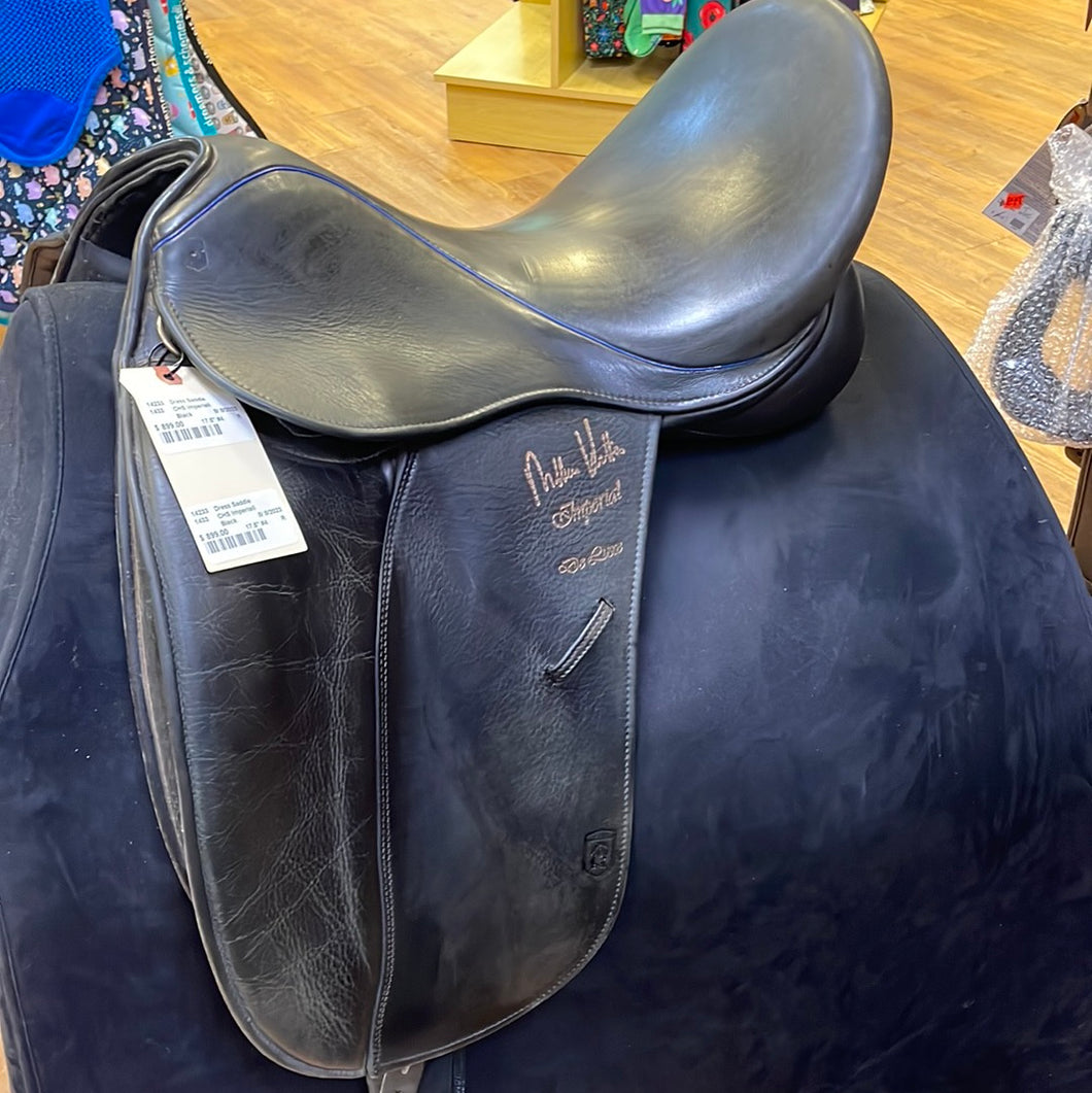 Used 17.5” CHS Arthur Kottas Imperial Dressage Saddle #14233