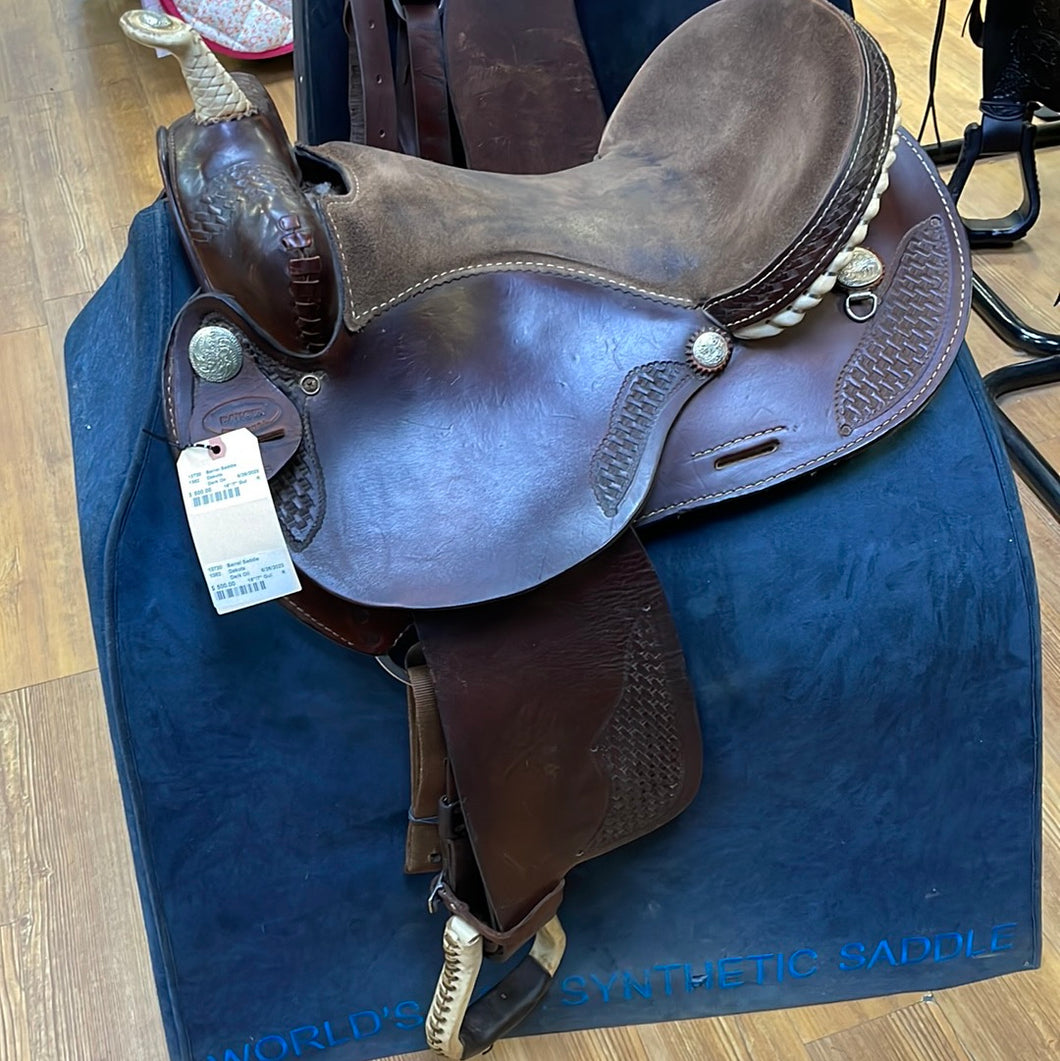 Used 16”Dakota Barrel Saddle #13720