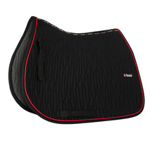 Load image into Gallery viewer, Horze Cairo Infrared All Purpose Saddle Pad - Anthracite Dark Gray
