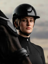 Load image into Gallery viewer, LeMieux Verv Competition Helmet Gloss Black
