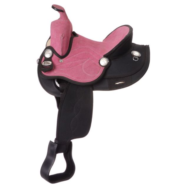 Youth Synthetic Round Skirt Competition Saddle-12