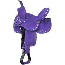 Load image into Gallery viewer, King Series Youth Stratford Suede Barrel Saddle
