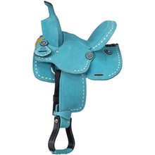 Load image into Gallery viewer, King Series Youth Stratford Suede Barrel Saddle
