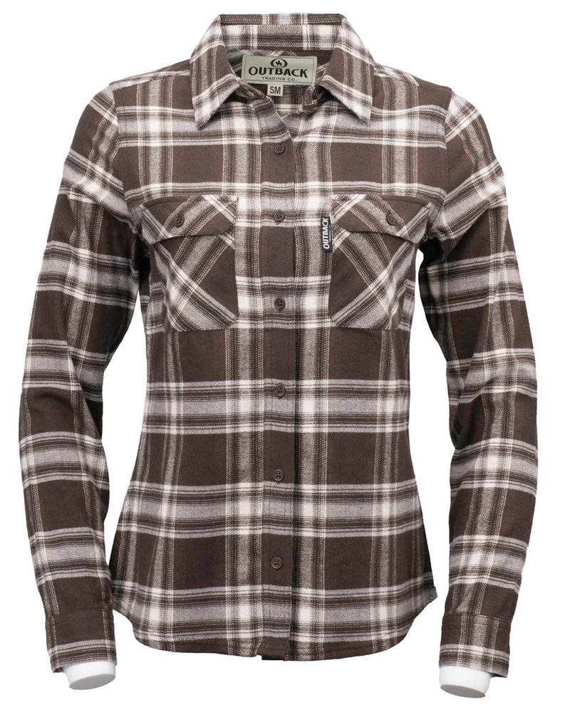 Women’s Cotton Plaid Outback Shirt