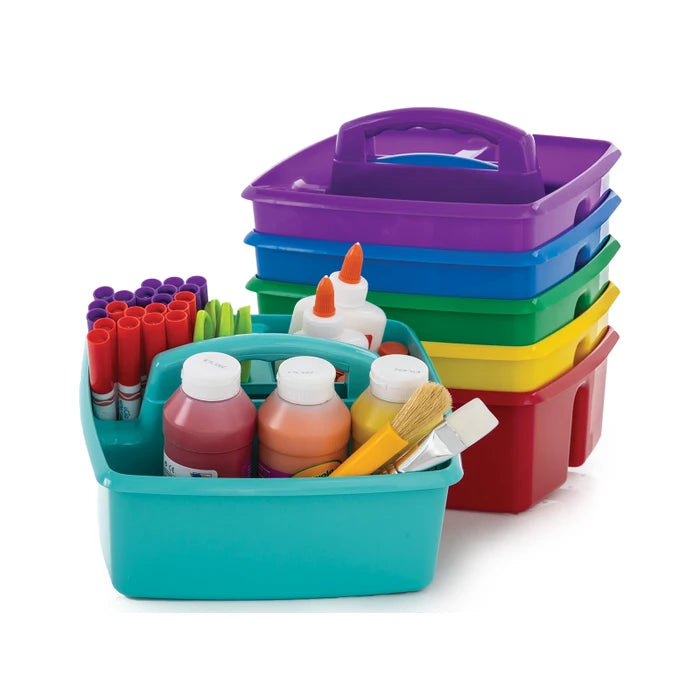Caddy Mini Plastic Mini Caddy with Handle- Various colors – Log Cabin Tack