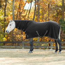 Load image into Gallery viewer, Equinavia Norse Fleece Full Neck Cooler - Burgandy/Navy
