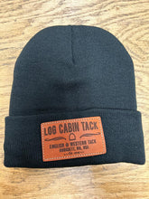 Load image into Gallery viewer, Log Cabin Tack Black Beanie
