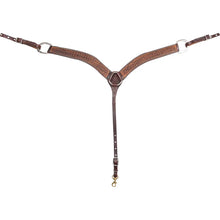 Load image into Gallery viewer, Martin Saddlery Weather Antiqued Mini Basket Stamp Breast Collar
