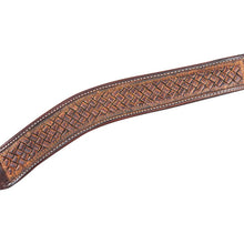 Load image into Gallery viewer, Martin Saddlery Weather Antiqued Mini Basket Stamp Breast Collar
