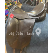 Load image into Gallery viewer, Used 17.5&quot; Barnsby Brown Dressage Saddle #11340
