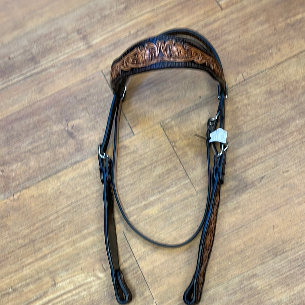 Rodeo Drive Floral two tone Headstall