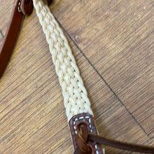 Load image into Gallery viewer, Tory Wax Leather Browband Buck Brown Headstall
