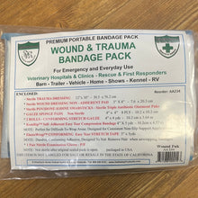 Load image into Gallery viewer, Wound &amp; Trauma Bandage Pack
