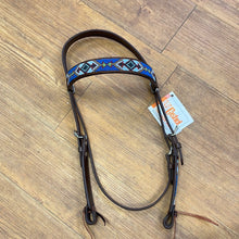 Load image into Gallery viewer, Cashel Browband Beaded Diamond Headstall
