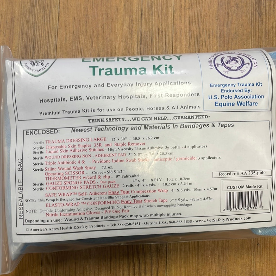 Equine Emergency Trauma Kit