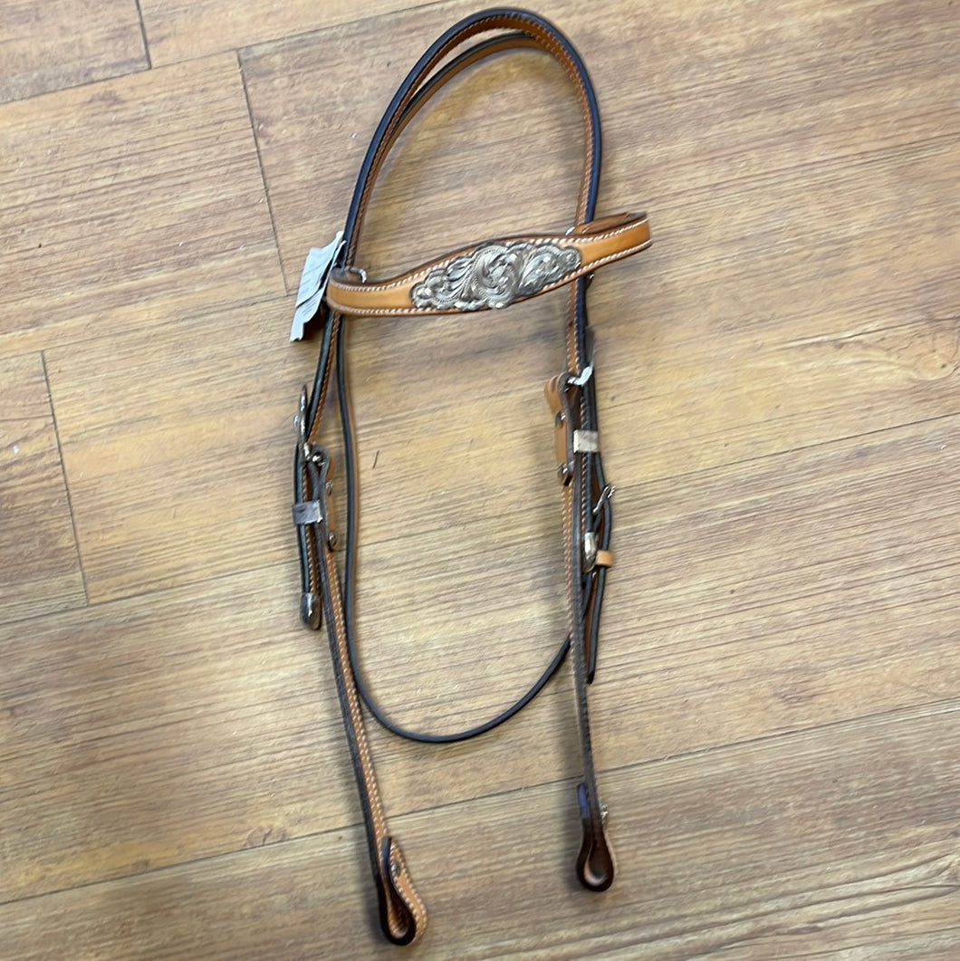 Tory silver Browband Headstall
